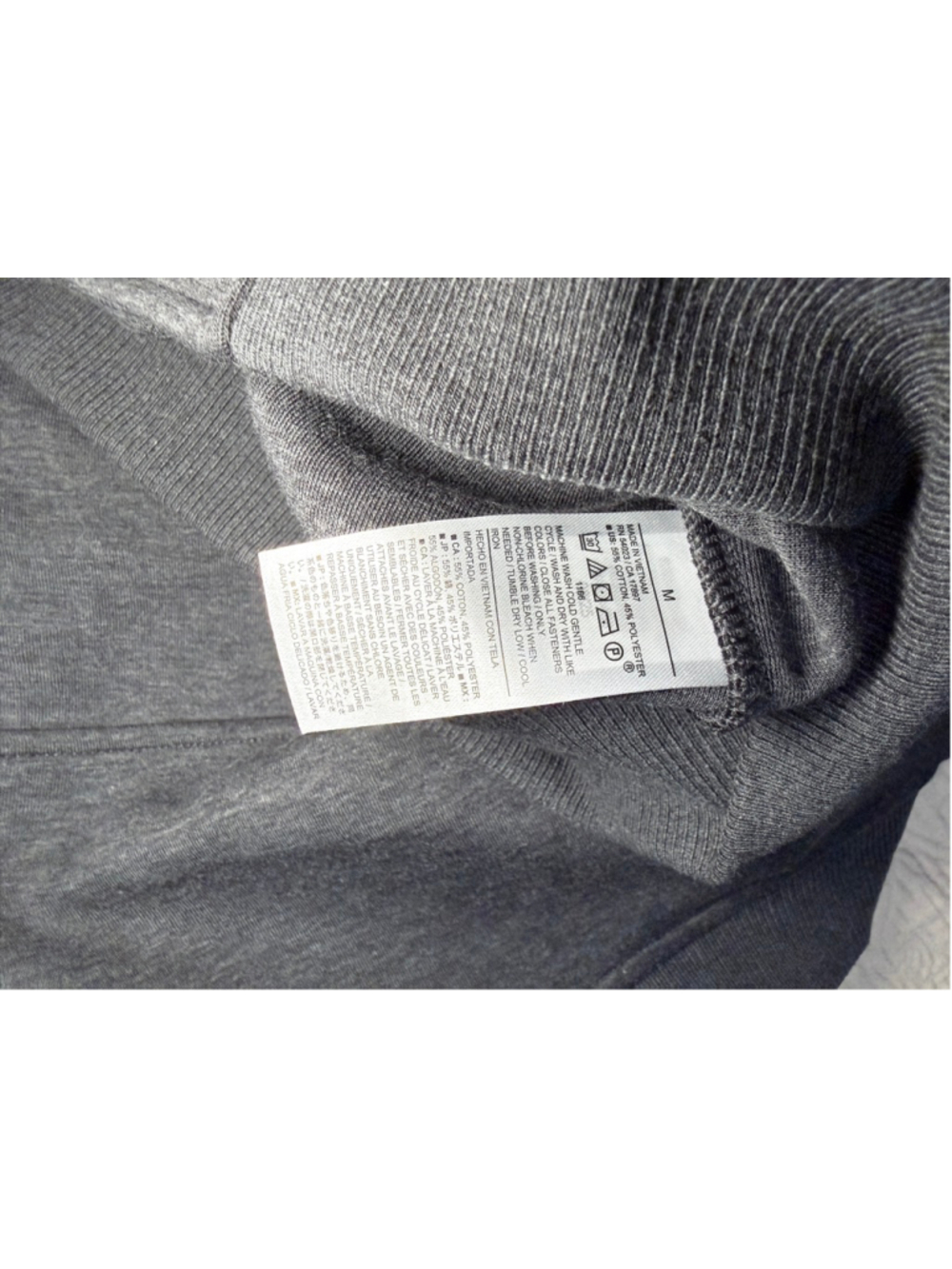 Men's Banana Republic NWT weekender Bomber Jacket M Charcoal - Picture 9 of 10